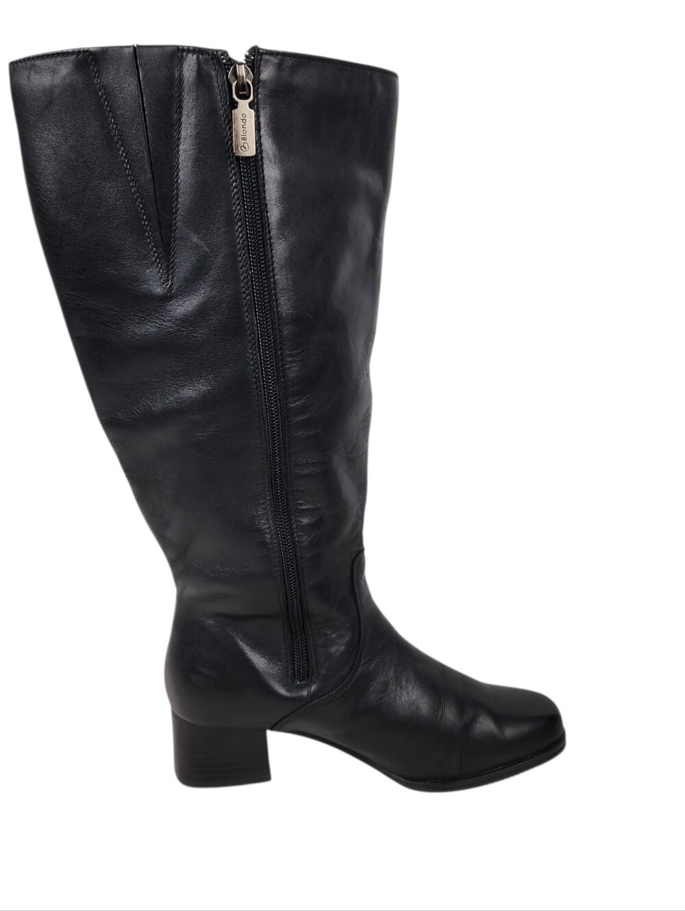Blondo Aquaprotect Leather Riding Boots Black Leather Waterproof Womens Size 6 - Picture 5 of 15